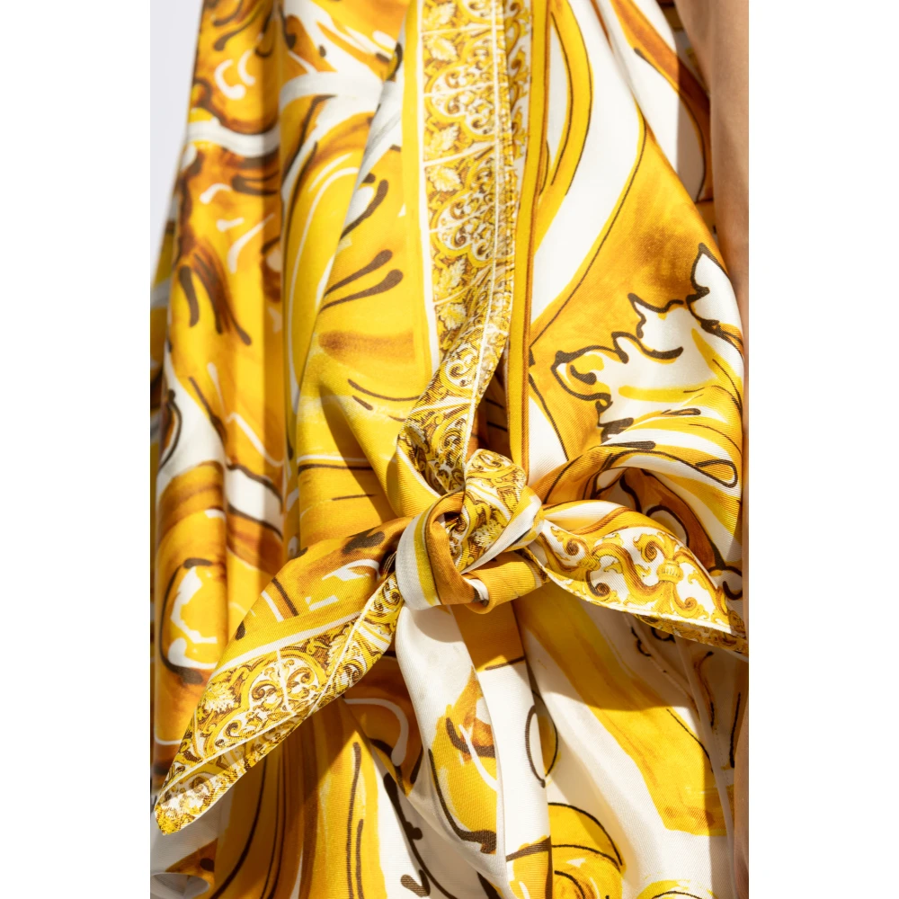 Dolce & Gabbana Top met 'Majolika'-print Yellow Dames