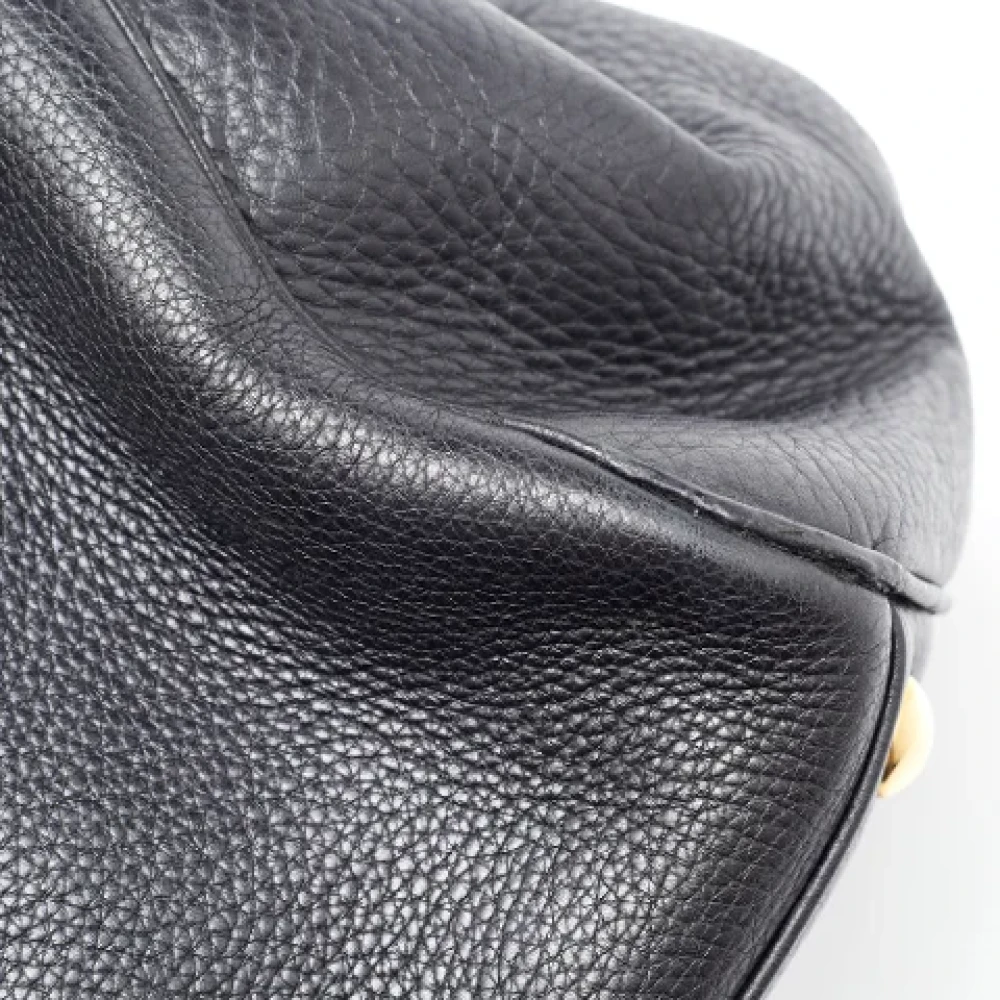 Gucci Vintage Pre-owned Leather totes Black Dames
