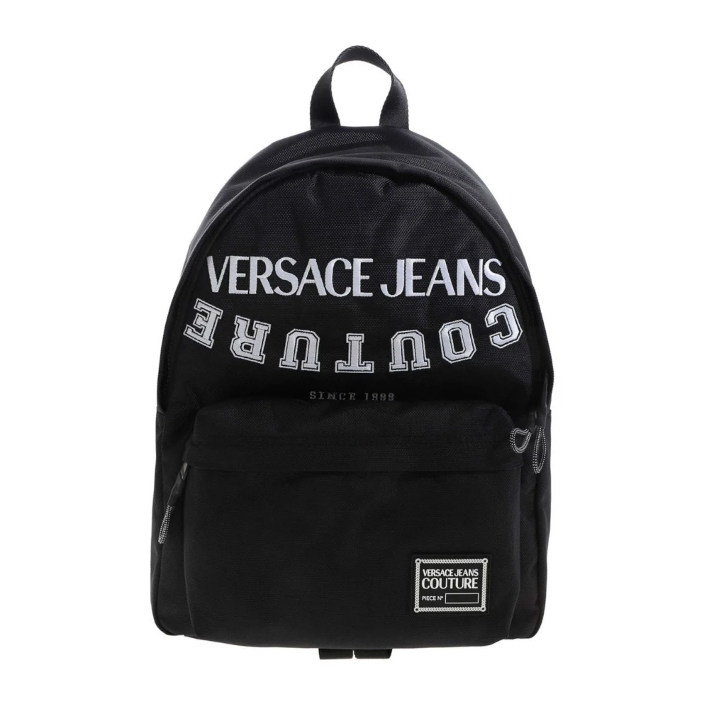 Versace Jeans Couture Black Backpacks, Male, One Size, Backpack Stylish E1ywab3071893899