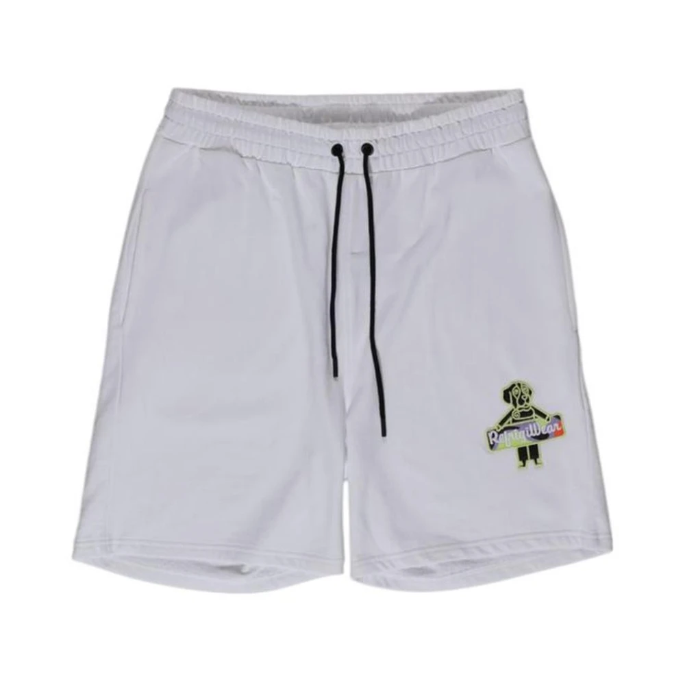 Refrigiwear Men's White Casual Shorts, Xl, Cotton Bermuda Shorts