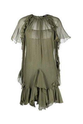 robe-longue-superposee-transparente-en-soie-vert-sauge