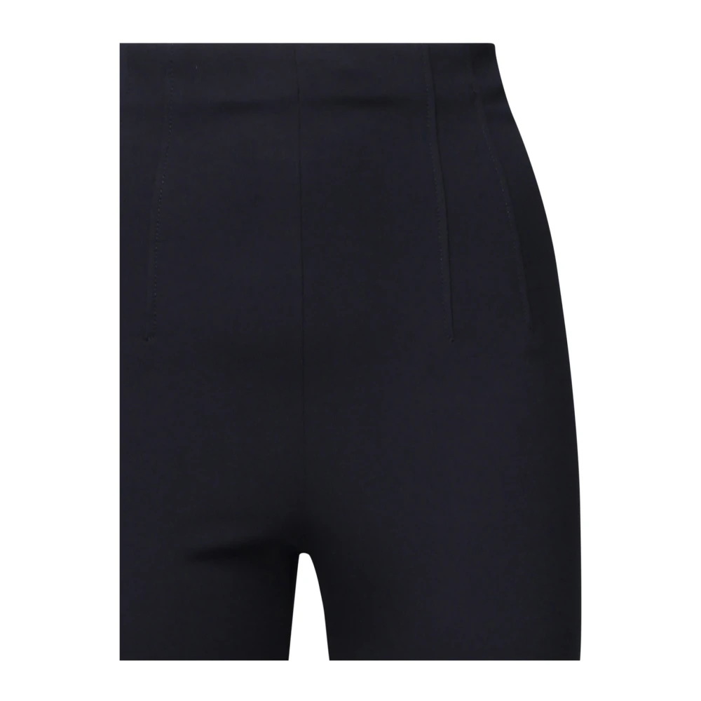 Andamane Blauwe Jersey Broek met Ritsen Blue Dames