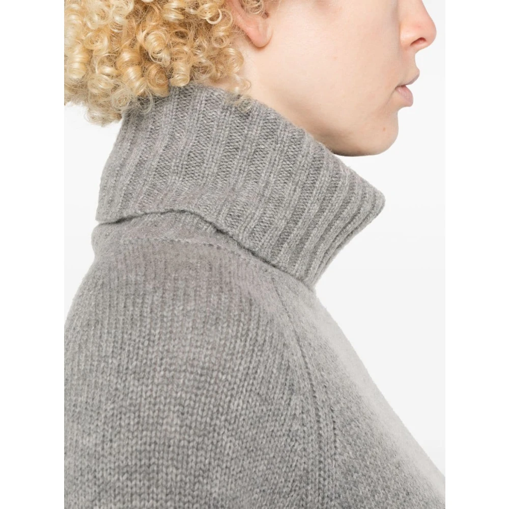 allude Turtleneck Sweater 1 1 Gray Dames