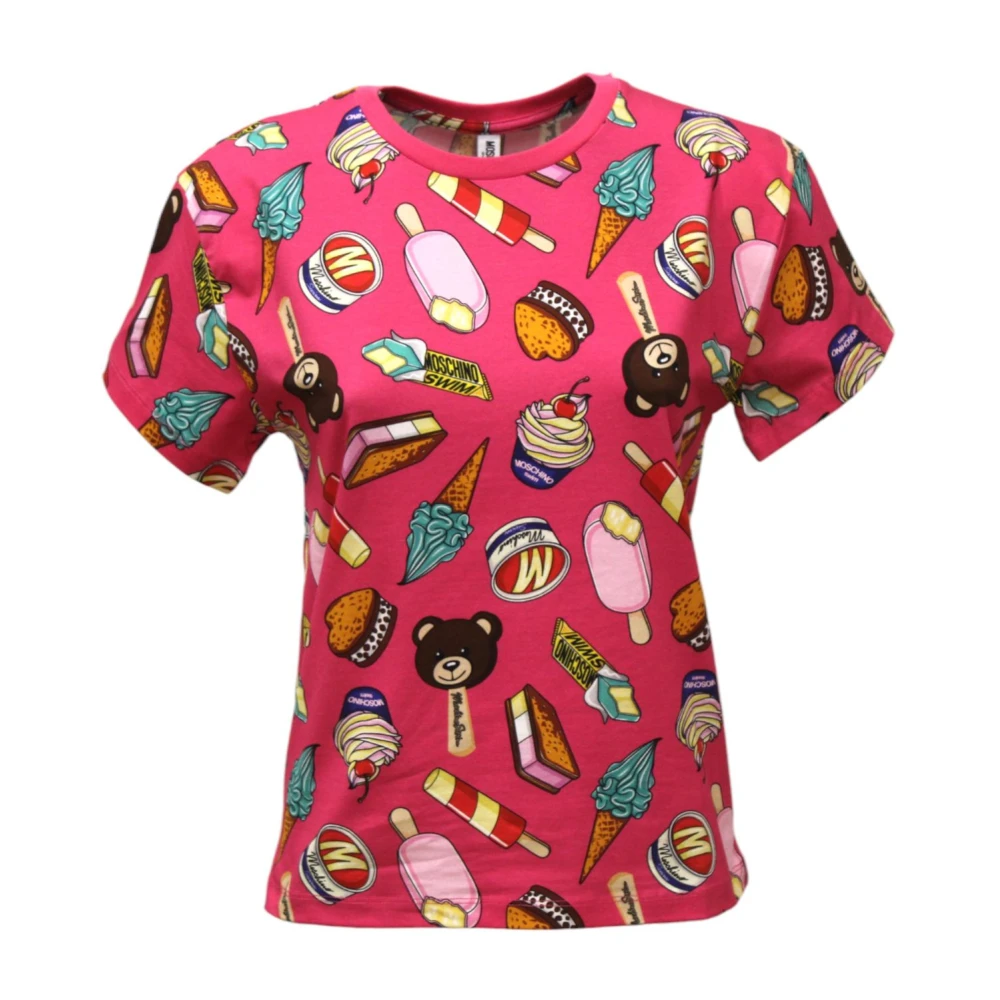Moschino Korte Mouw T-shirt Multicolor Dames