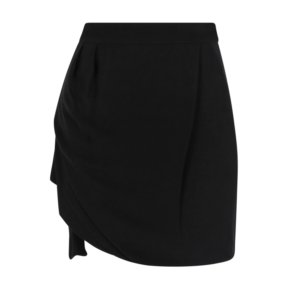 Vivienne Westwood Women's Black Draped Mini Skirt - Short Skirts - Xs - Skirts