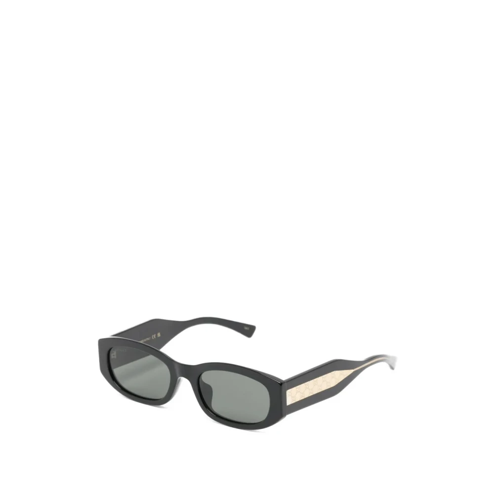 Gucci Women's Black Sunglasses, 55 Mm, Rectangular Sunglasses