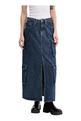 Denim Maxi Skirt