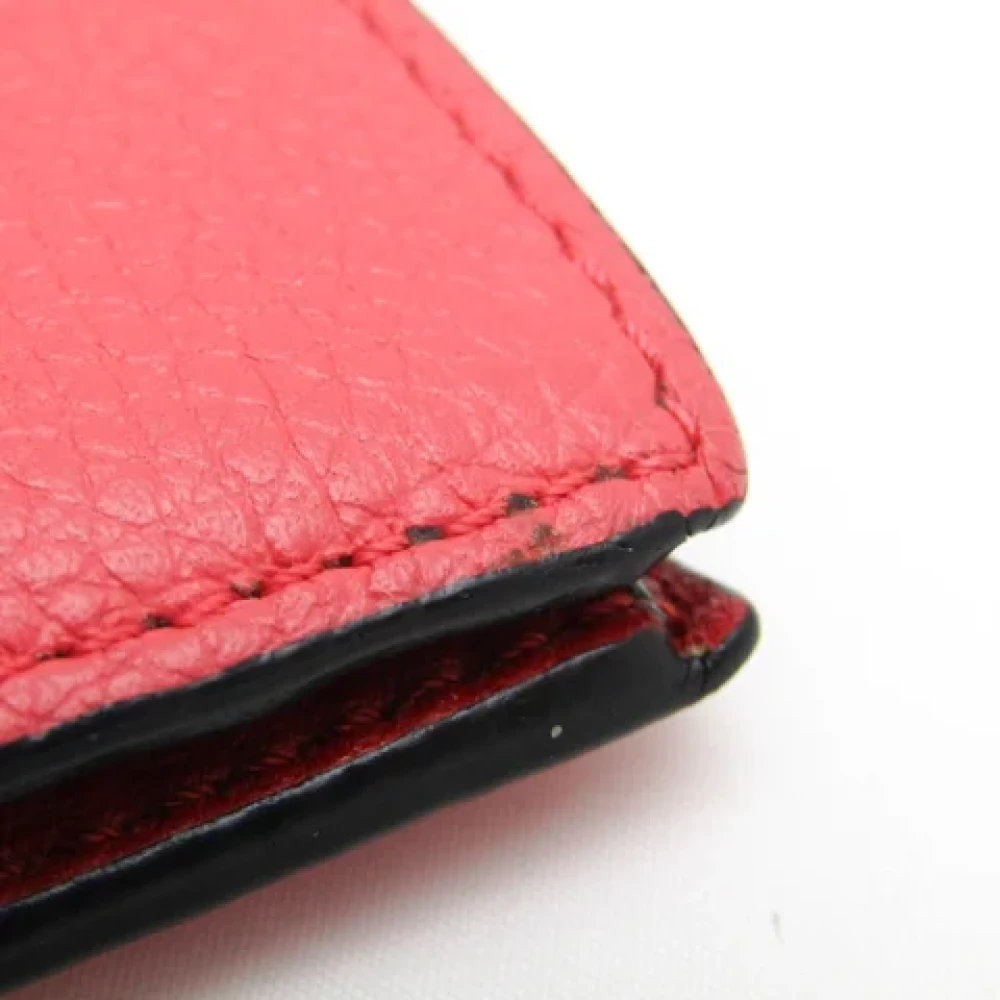 Loewe Pre-owned Leather wallets Pink Dames