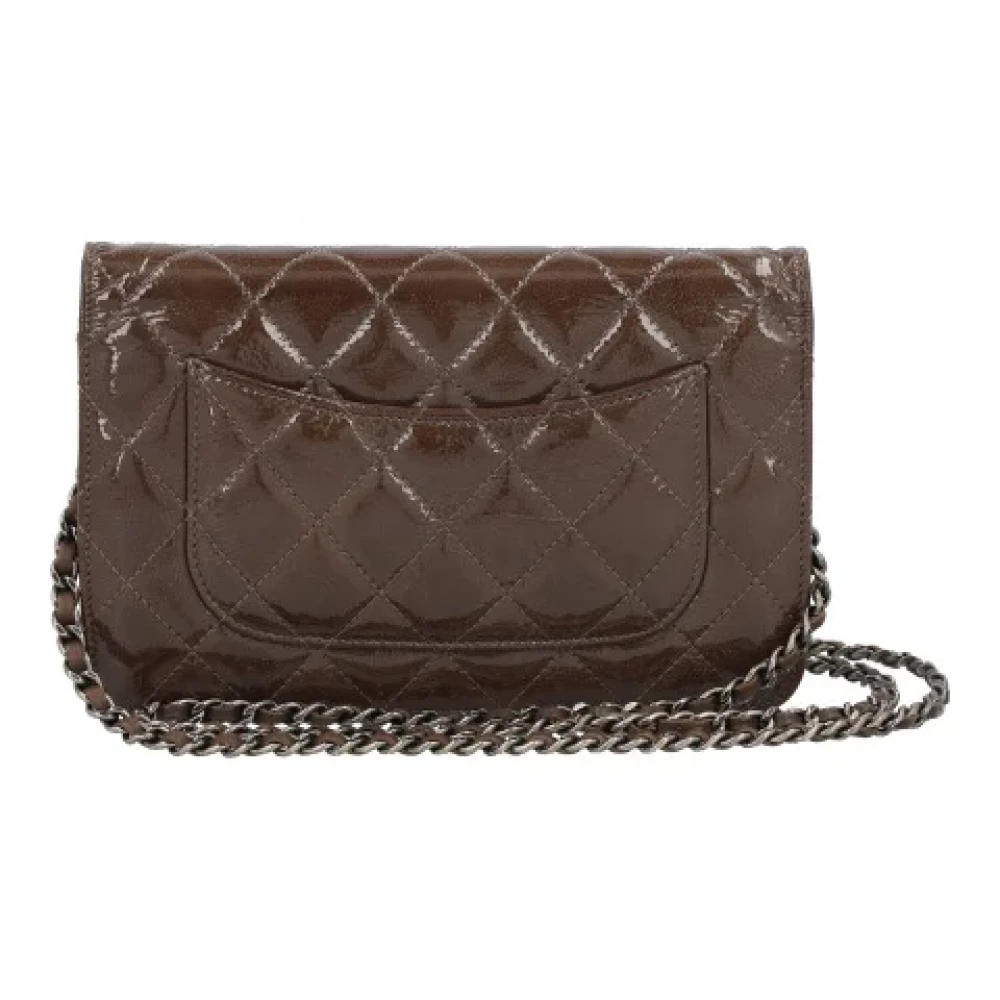 Chanel Vintage Pre-owned Leather crossbody-bags Red Dames