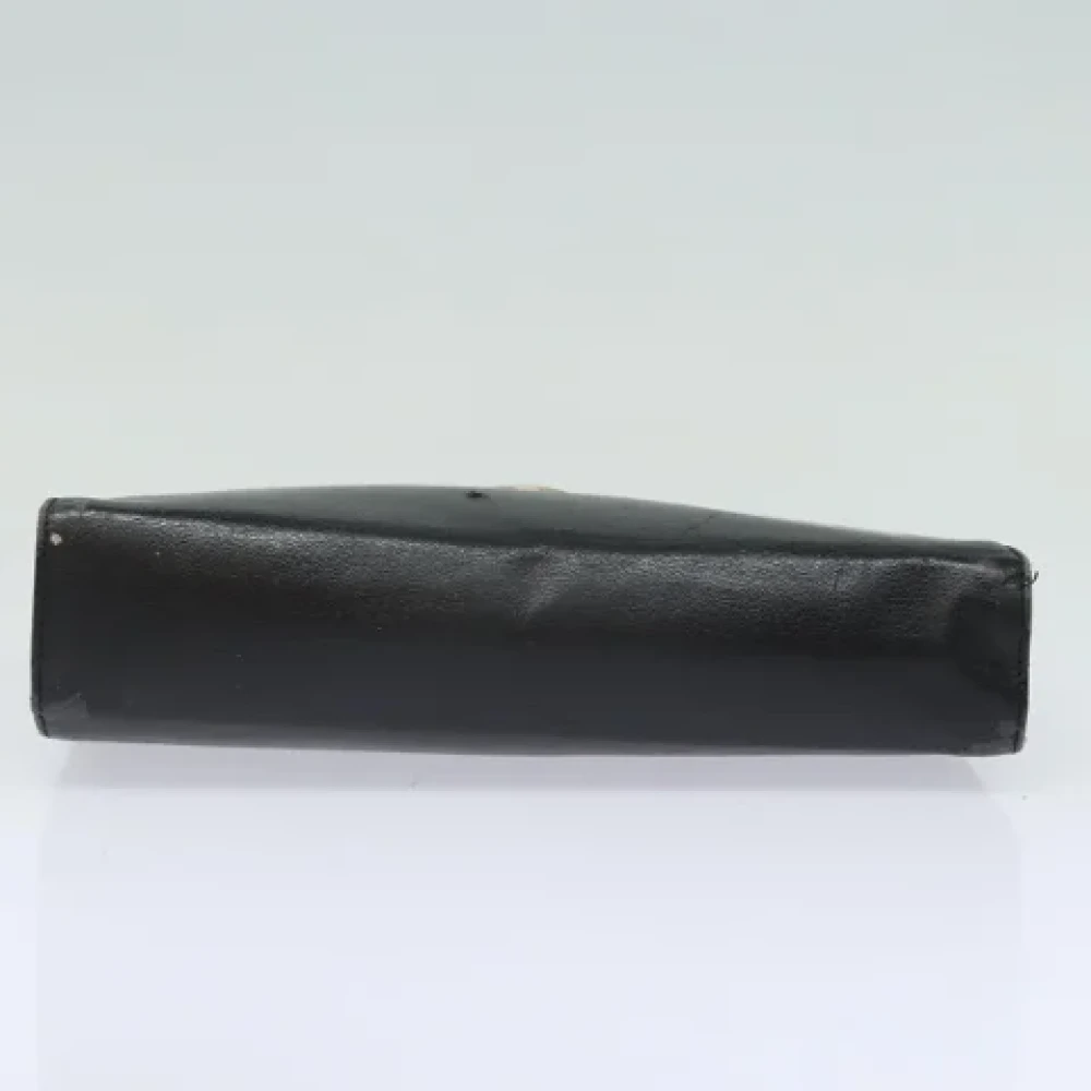 Valentino Vintage Pre-owned Leather handbags Black Dames