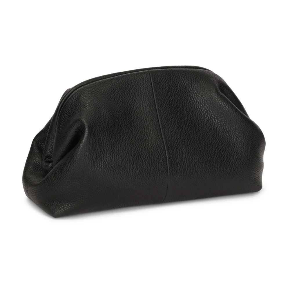 Kazar Zwarte clutch tas om in de hand te dragen Black Dames