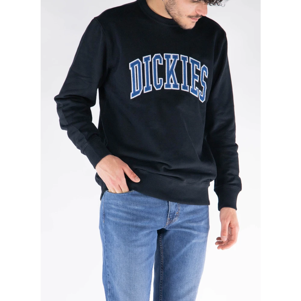 Dickies Stijlvolle Crew Neck Sweatshirt Blue Heren