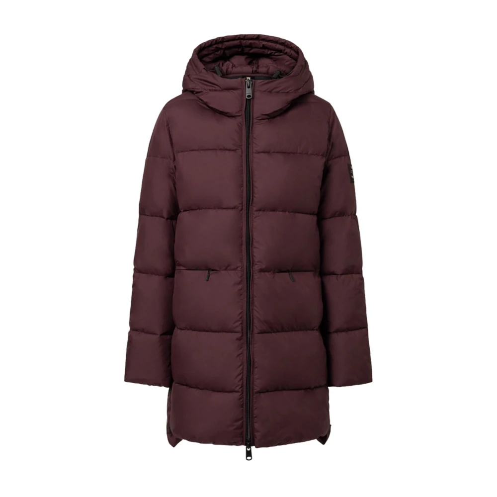 Ecoalf Bordeaux Dames Gewatteerde Jas Red Dames