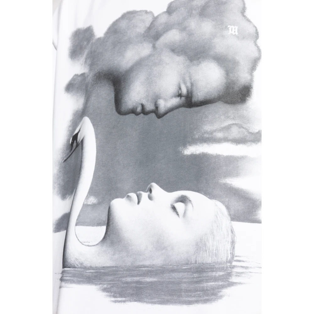 Misbhv Bedrukt T-shirt White Heren