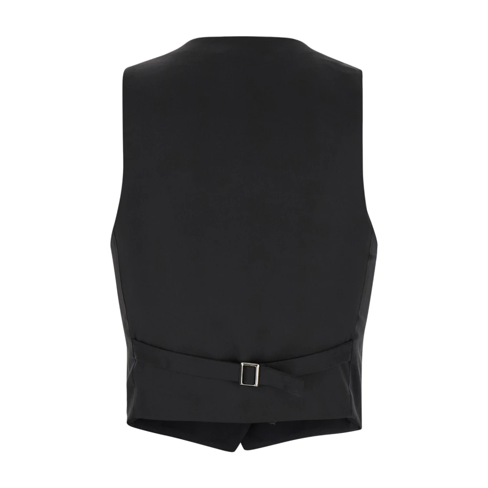 Plain Units Zwarte Smoking Gilet Jas Black Dames