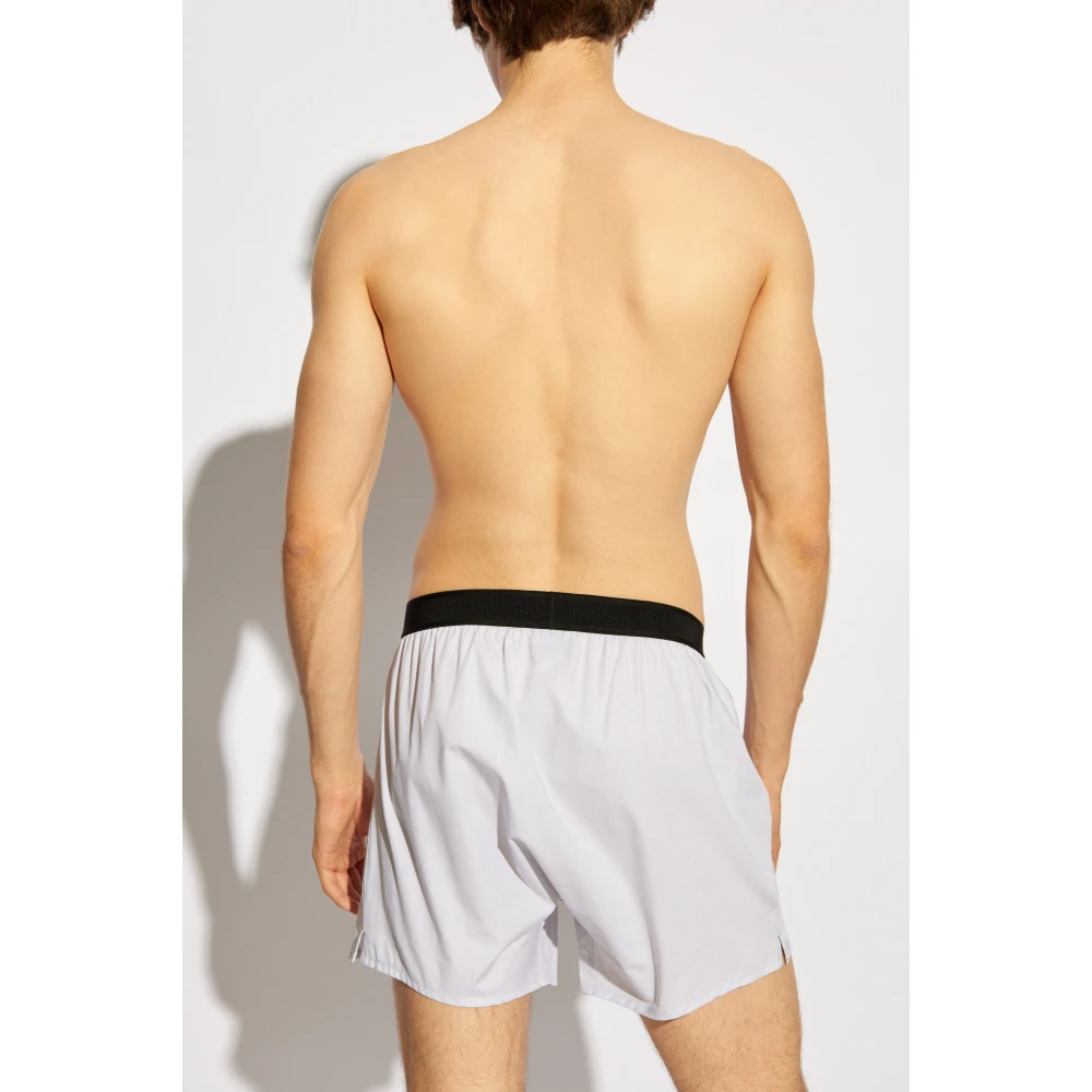 Tom Ford Boxershorts met logo Gray Heren