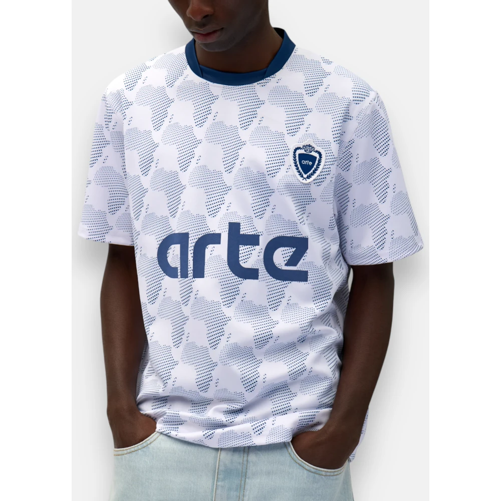 Arte Antwerp Voetbalshirt met Afrikaans Continent White Heren