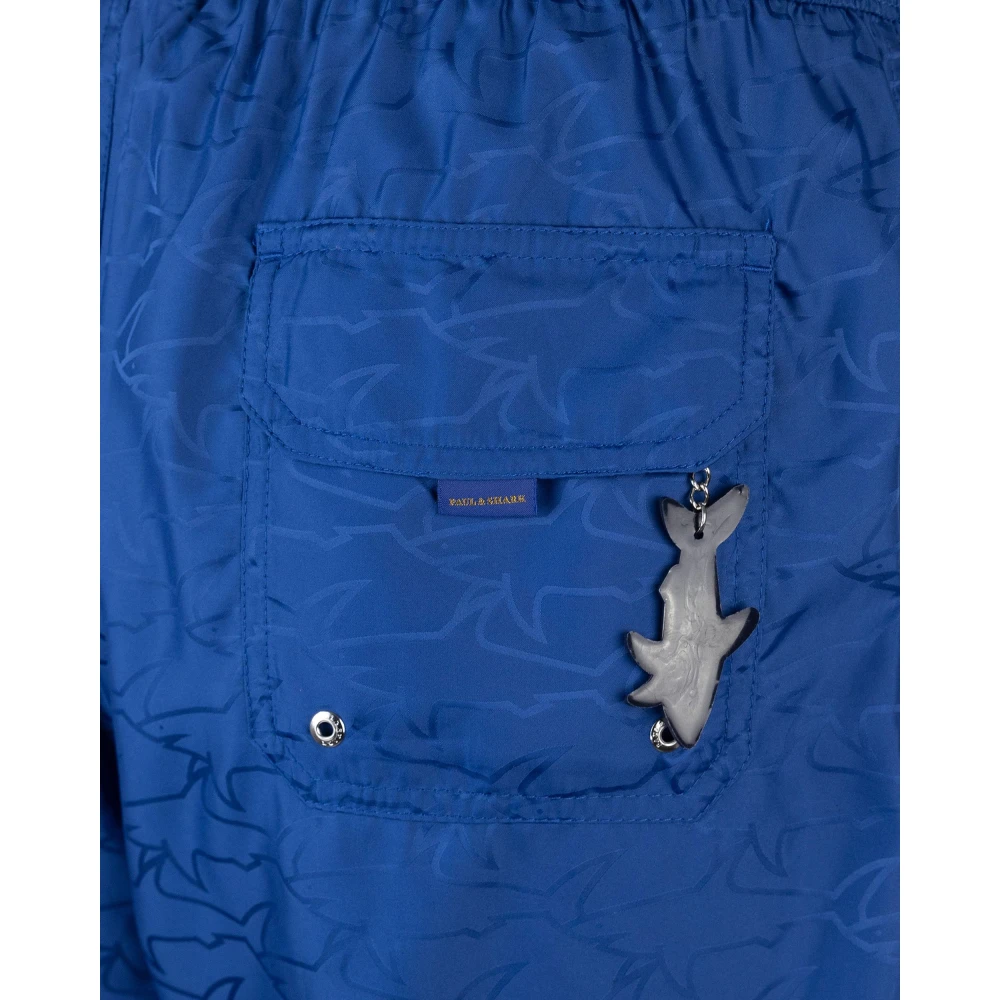 PAUL & SHARK Blauwe Zee Kleding Elastische Taille Polyester Blue Heren