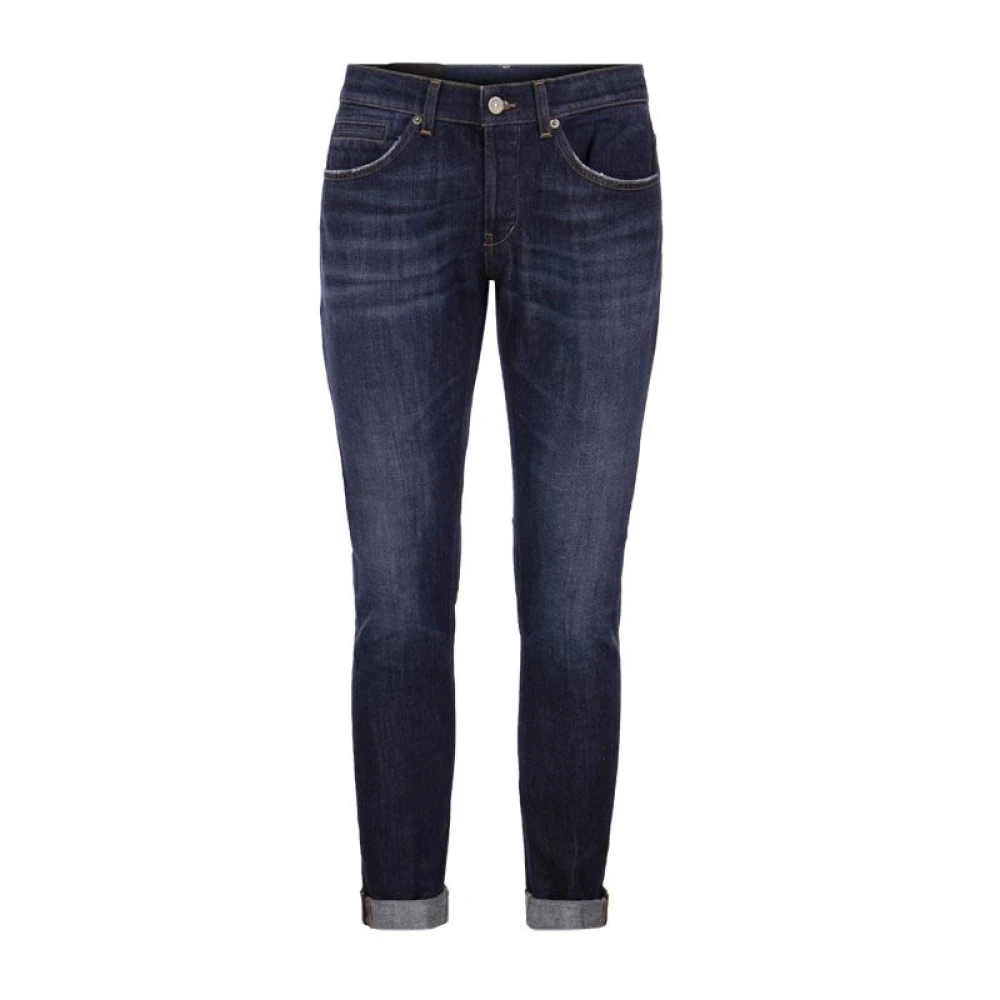 Dondup Casual Skinny Fit Low-Rise Jeans Blue Heren