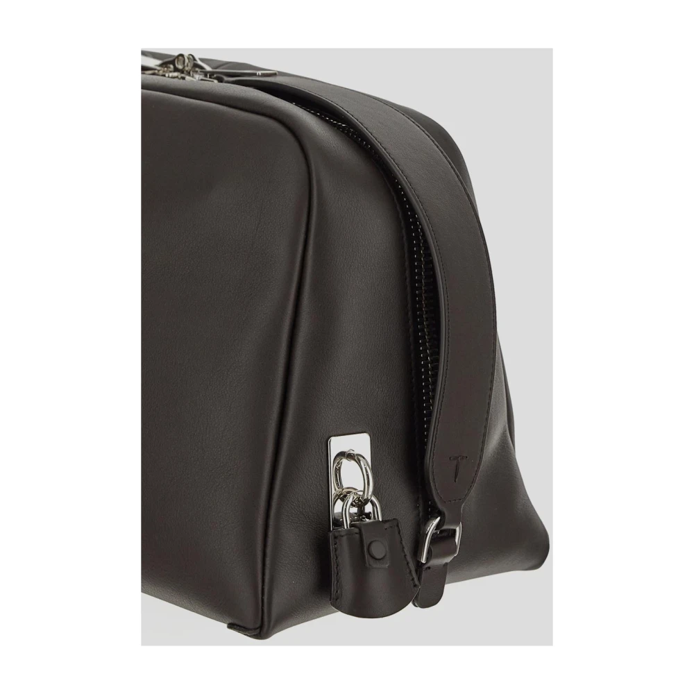 TOD'S Leren Pouch Tas Brown Dames