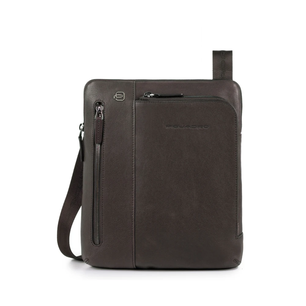 Piquadro Men's Brown Cross Body Messenger, One Size, Crossbody Bag
