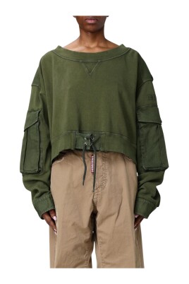 sweatshirt-vert-avec-impression-logo