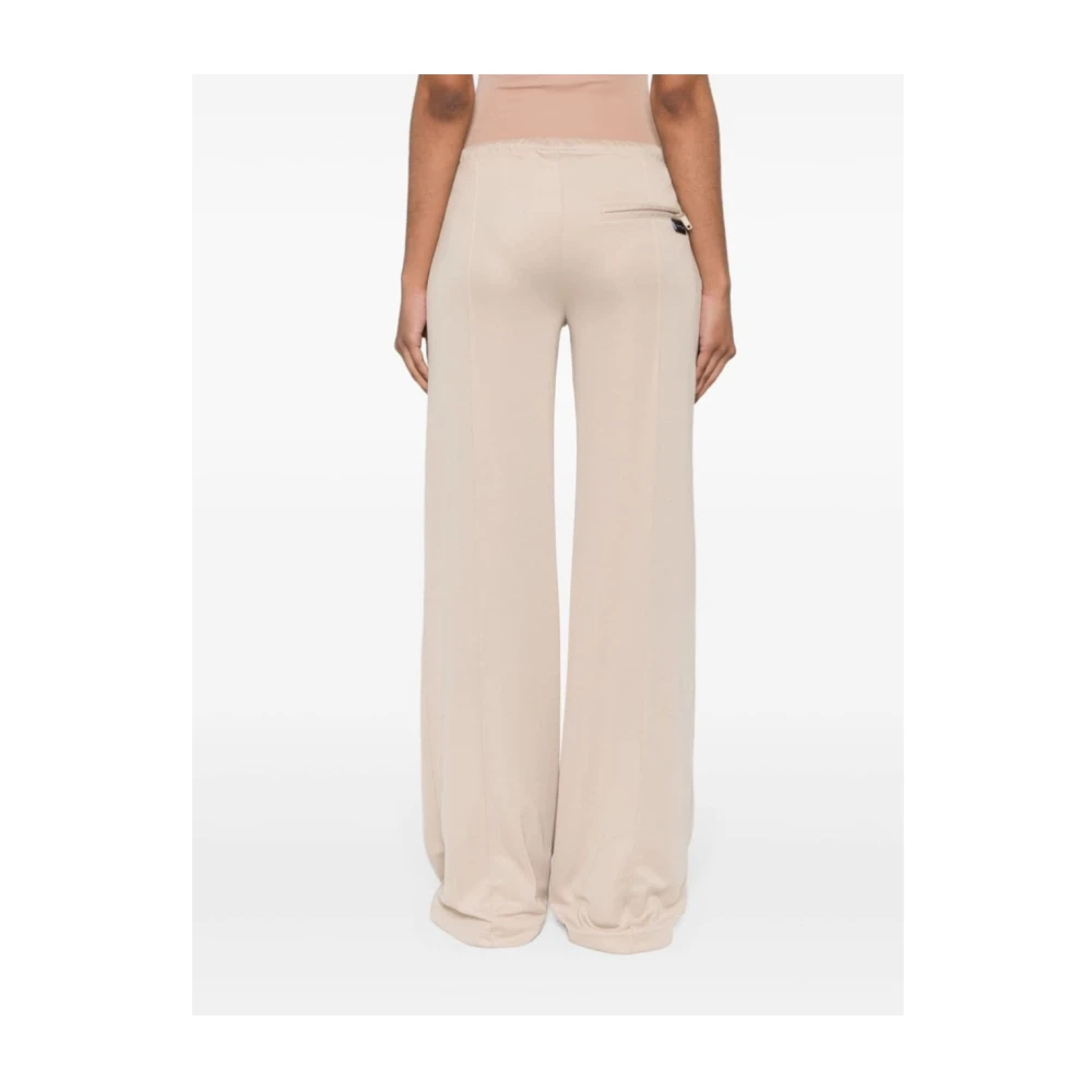 Courrèges Wide Trousers Beige Dames