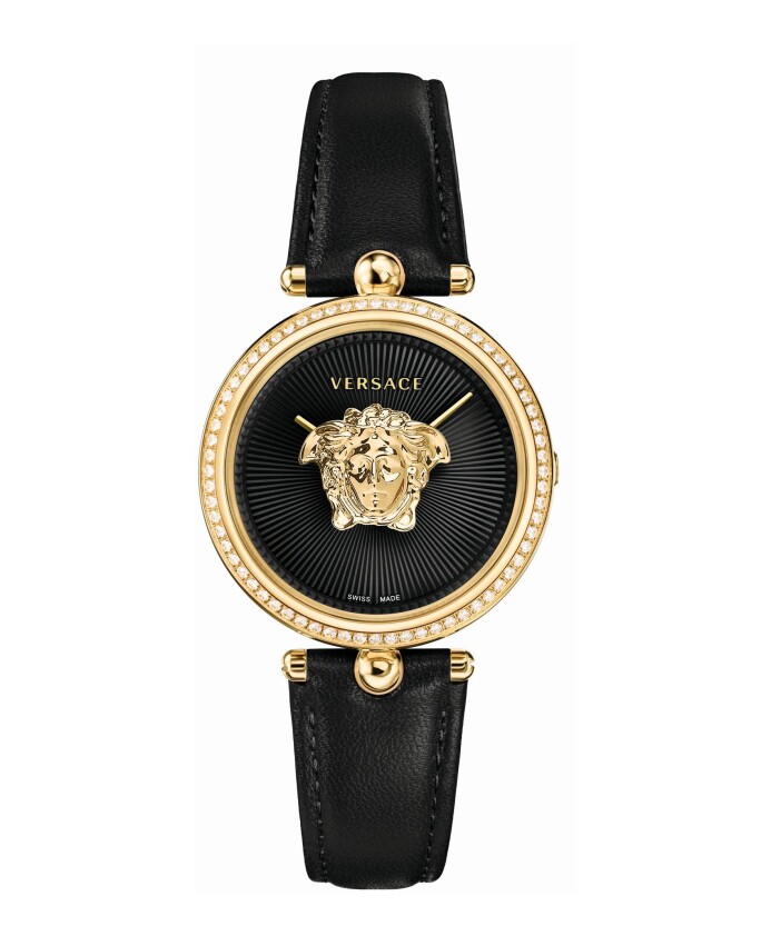 empire-montre-cuir-noir-or-diamant