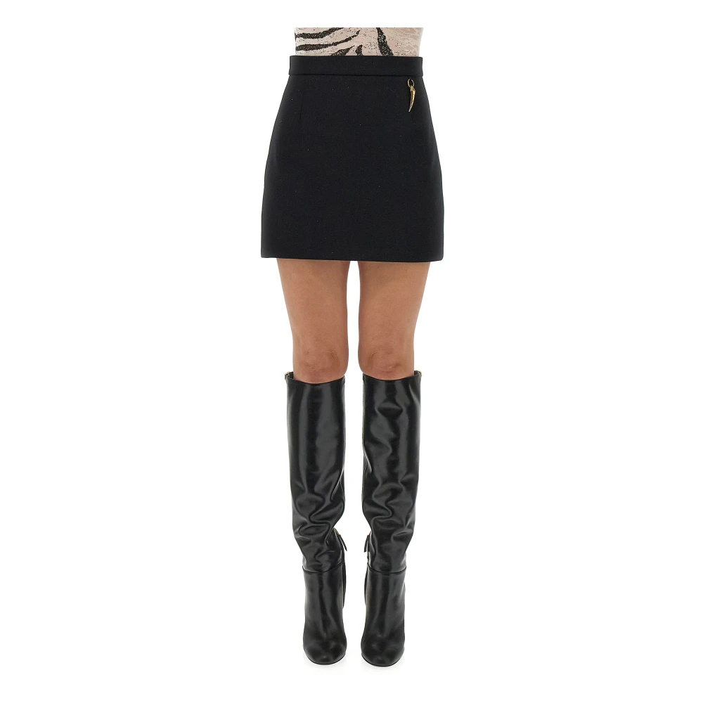 Roberto Cavalli Fang Mini-rok met versieringen Black Dames