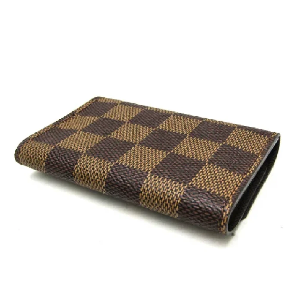 Louis Vuitton Vintage Pre-owned Fabric key-holders Brown Dames