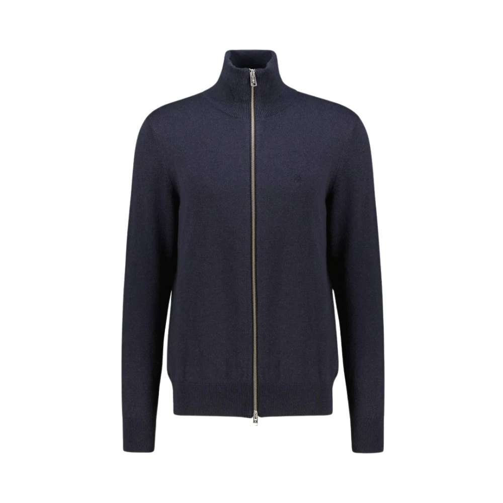 Marc O'Polo Cardigan met opstaande kraag Blue Heren