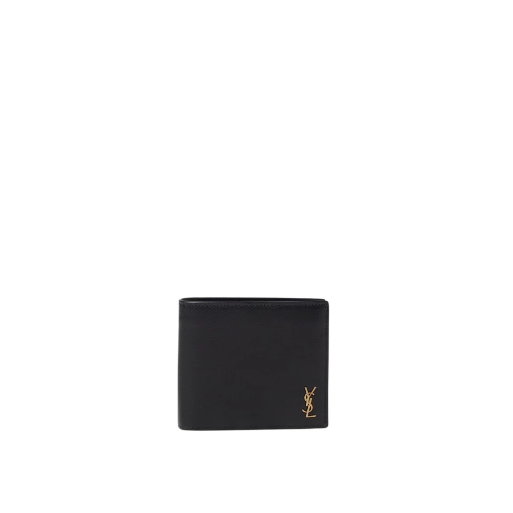 Saint Laurent Men's Black Classic Leather Wallet