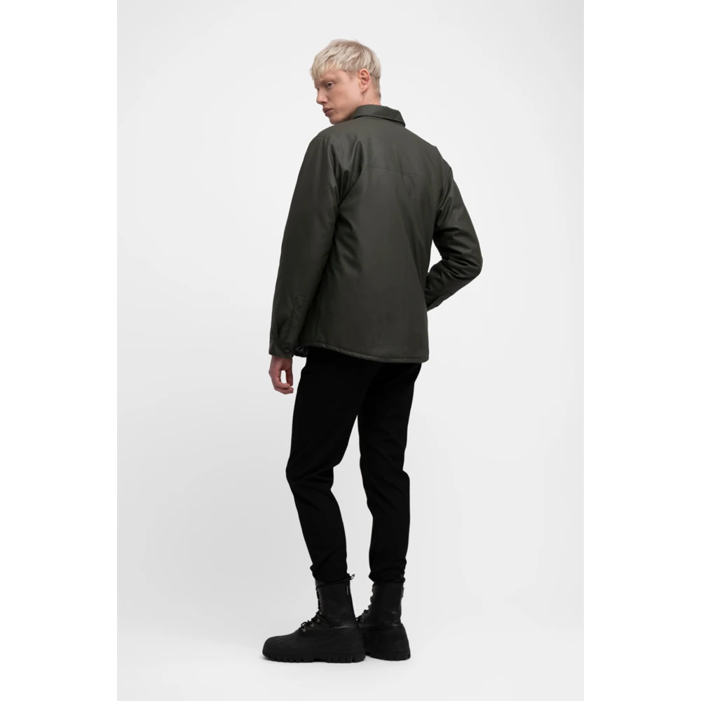 Stutterheim Waterdichte Winter Overshirt Jas Green Heren
