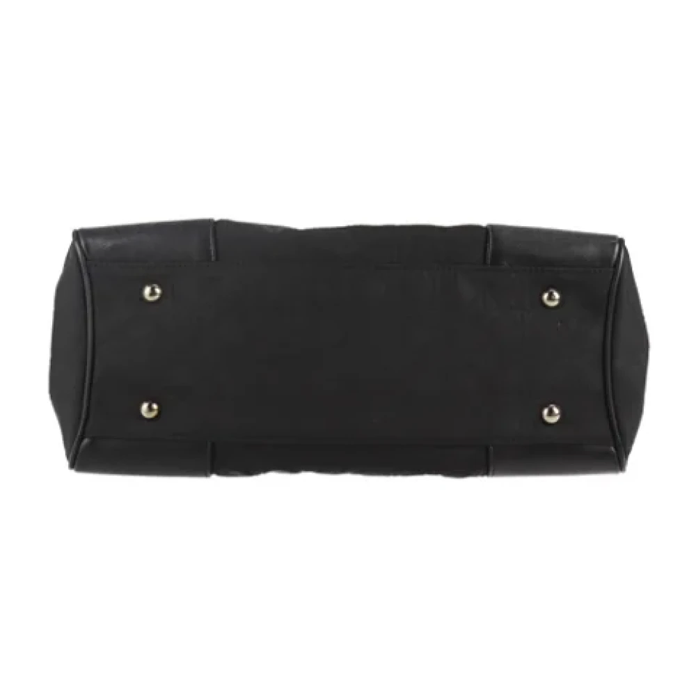 Salvatore Ferragamo Pre-owned Canvas handbags Black Dames