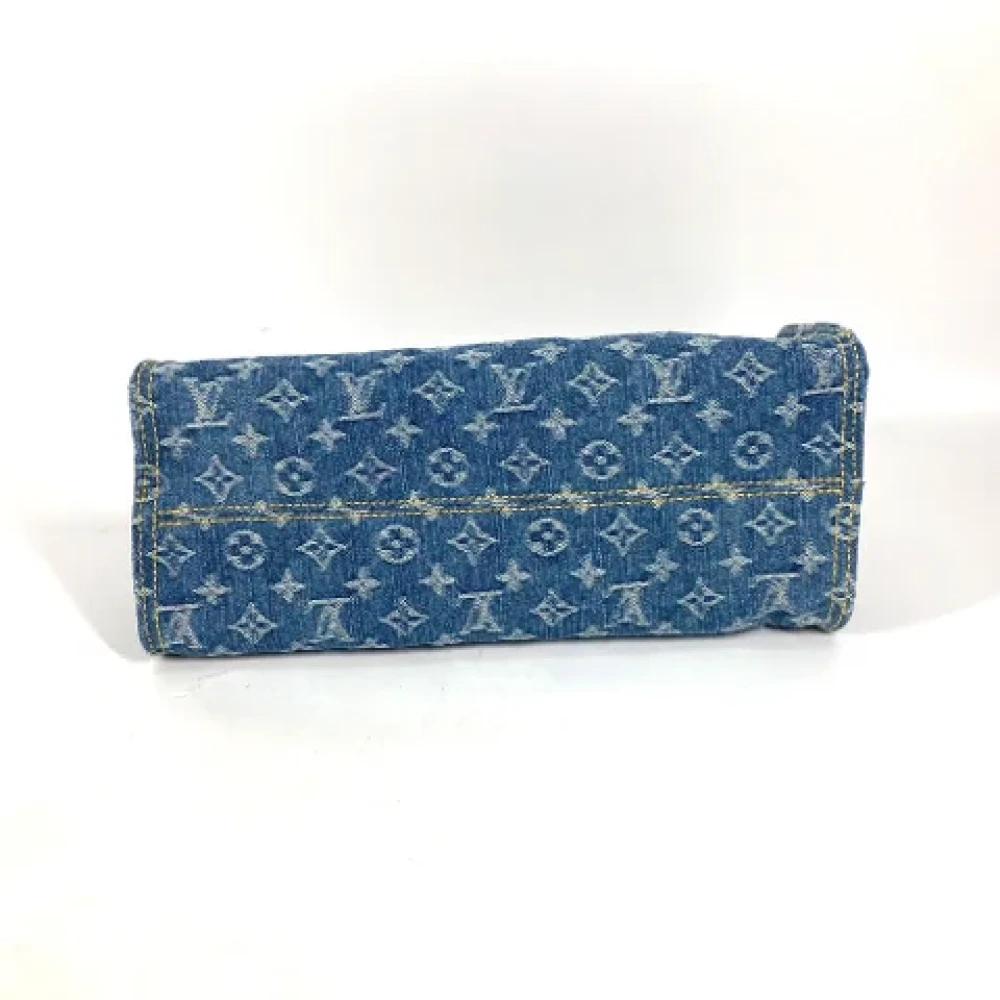 Louis Vuitton Vintage Pre-owned Denim louis-vuitton-bags Blue Dames
