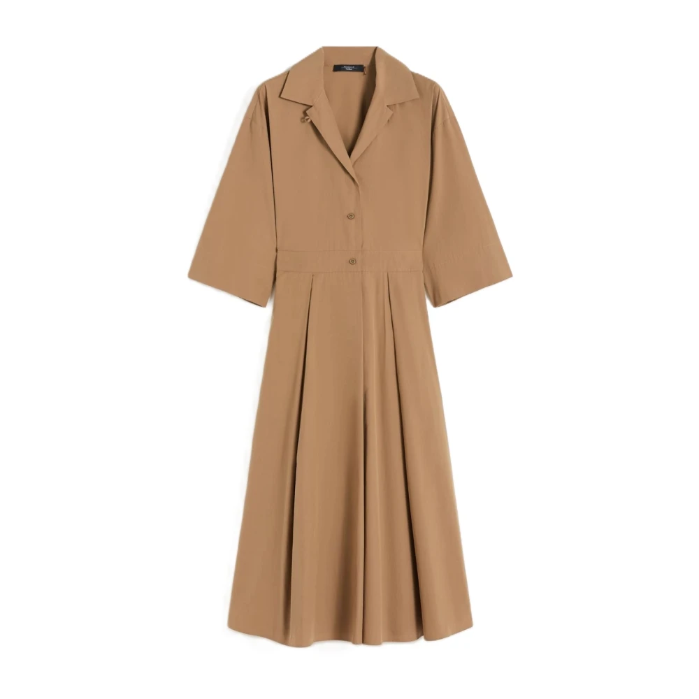 Weekend Max Mara Women's Brown Padana Shirt Dress - Midi Dresses - Xs - Dresses
