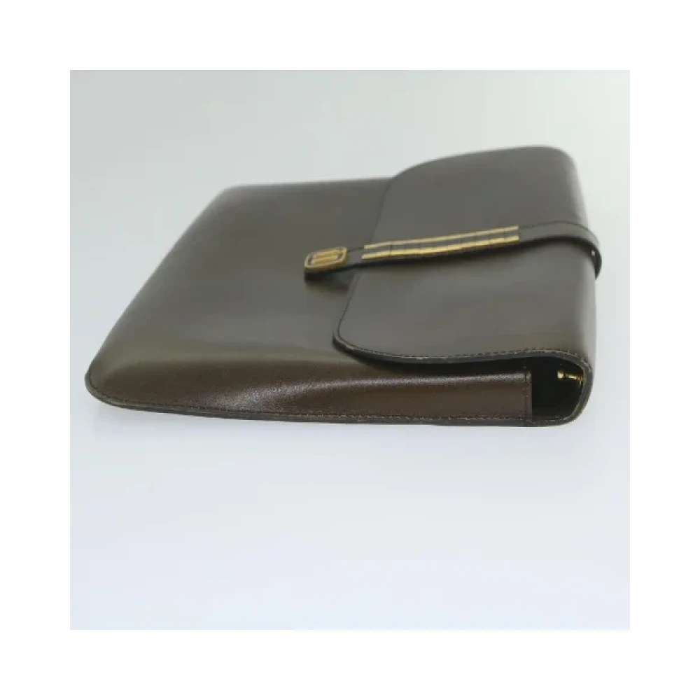 Dior Vintage Pre-owned Leather dior-bags Brown Dames