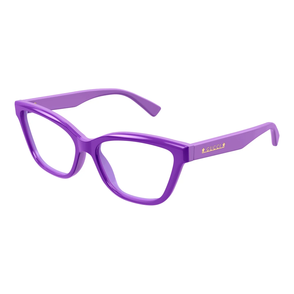 Gucci Paars Optisch Montuur Stijlvol en veelzijdig Purple Dames