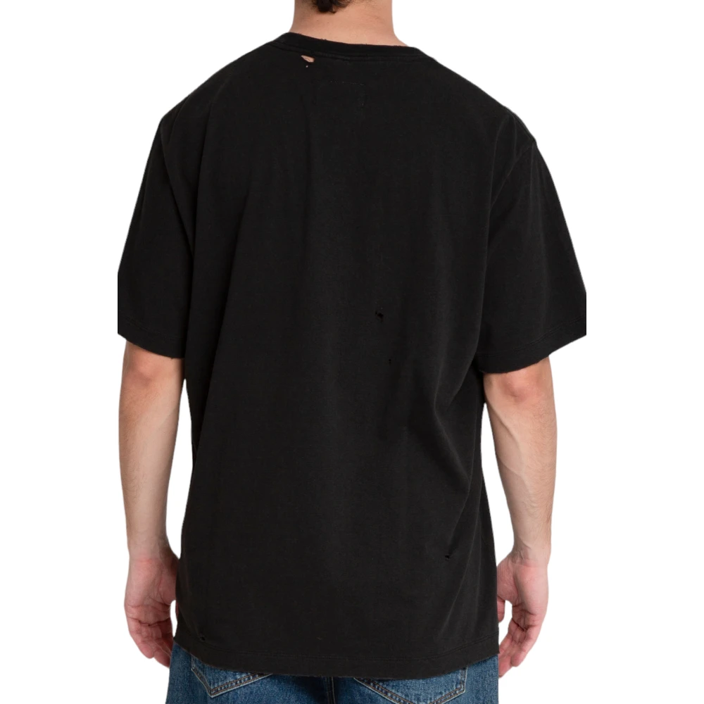 Doublet Logo Geborduurd T-shirt Black Heren
