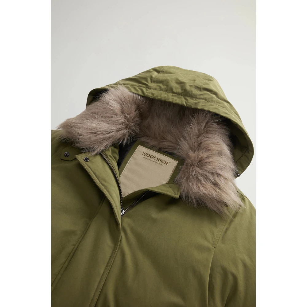 Woolrich Arctic Parka Katoenmix Buitenkleding Green Dames