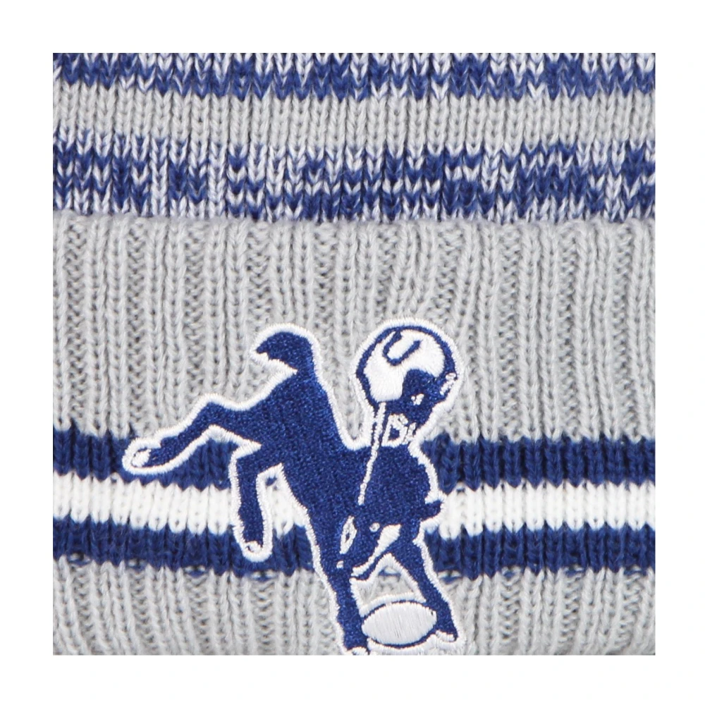 new era NFL Sport Gebreide Beanie met Pom Blue Heren