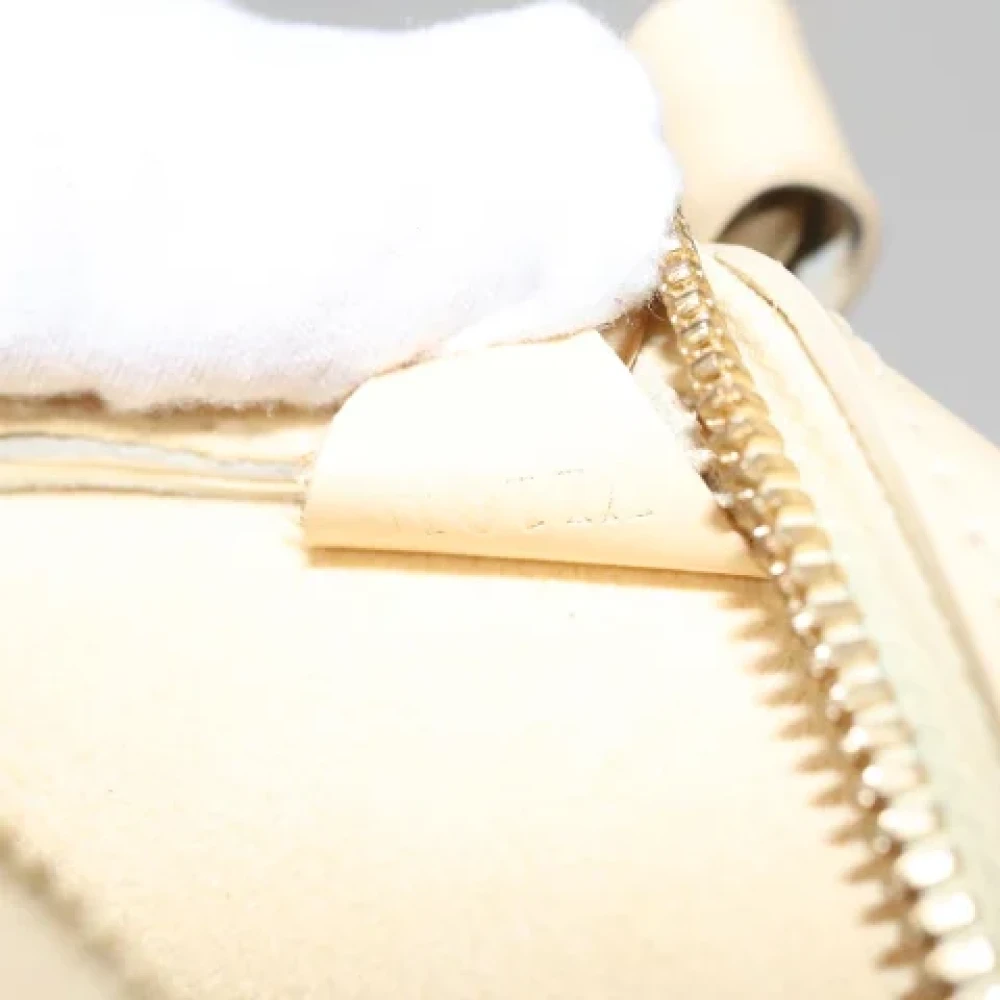 Louis Vuitton Vintage Pre-owned Leather backpacks Beige Dames