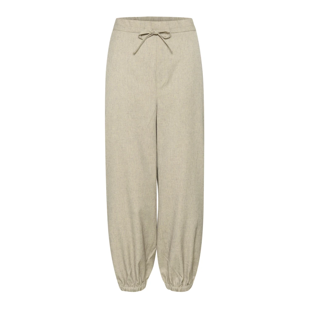 InWear Stone Melange Pullon Broek Beige Dames