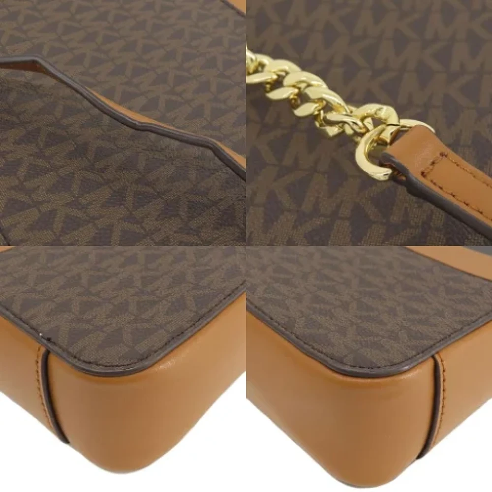Michael Kors Pre-owned Canvas crossbody-bags Brown Dames