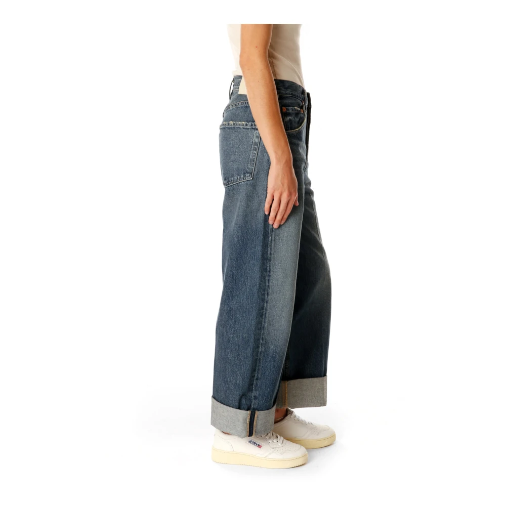 Citizens of Humanity Baggy Straight Fit Jeans Blue Dames