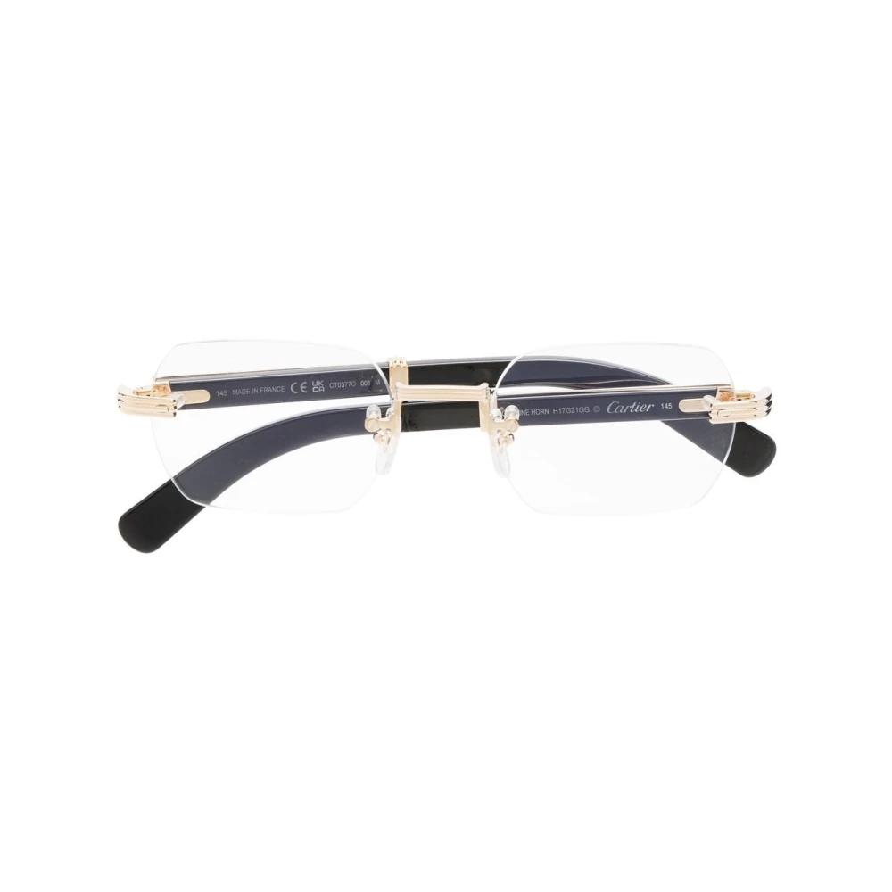 Cartier Men's Yellow Glasses, 53 Mm, Optical Frame