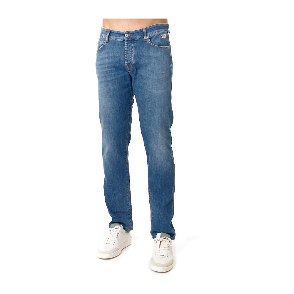 Roy Roger's Vintage Slim Fit Jeans Blauw Blue Heren