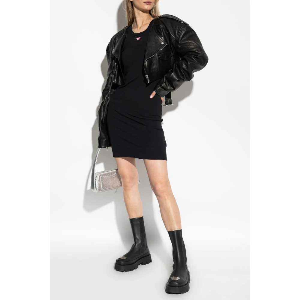 Diesel Jurk D-Tank-Lang-D Black Dames