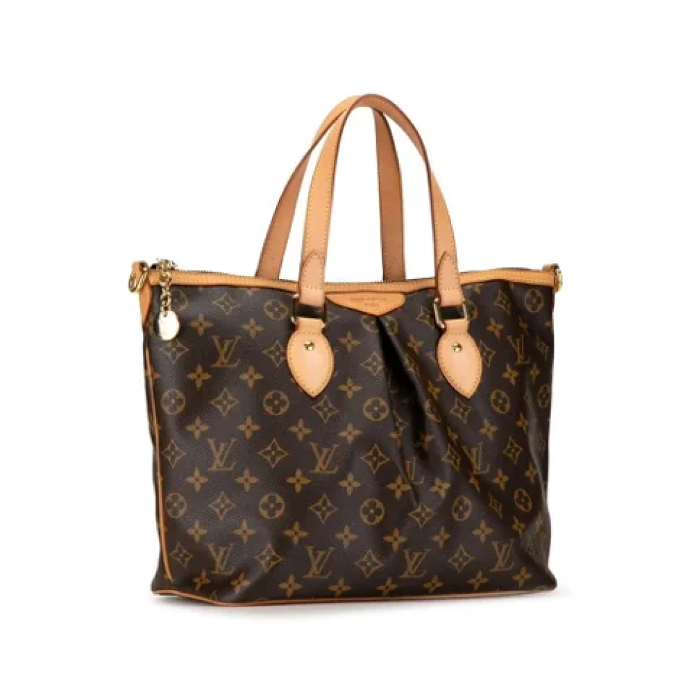 Louis Vuitton Vintage Pre-owned Plastic handbags Brown Dames