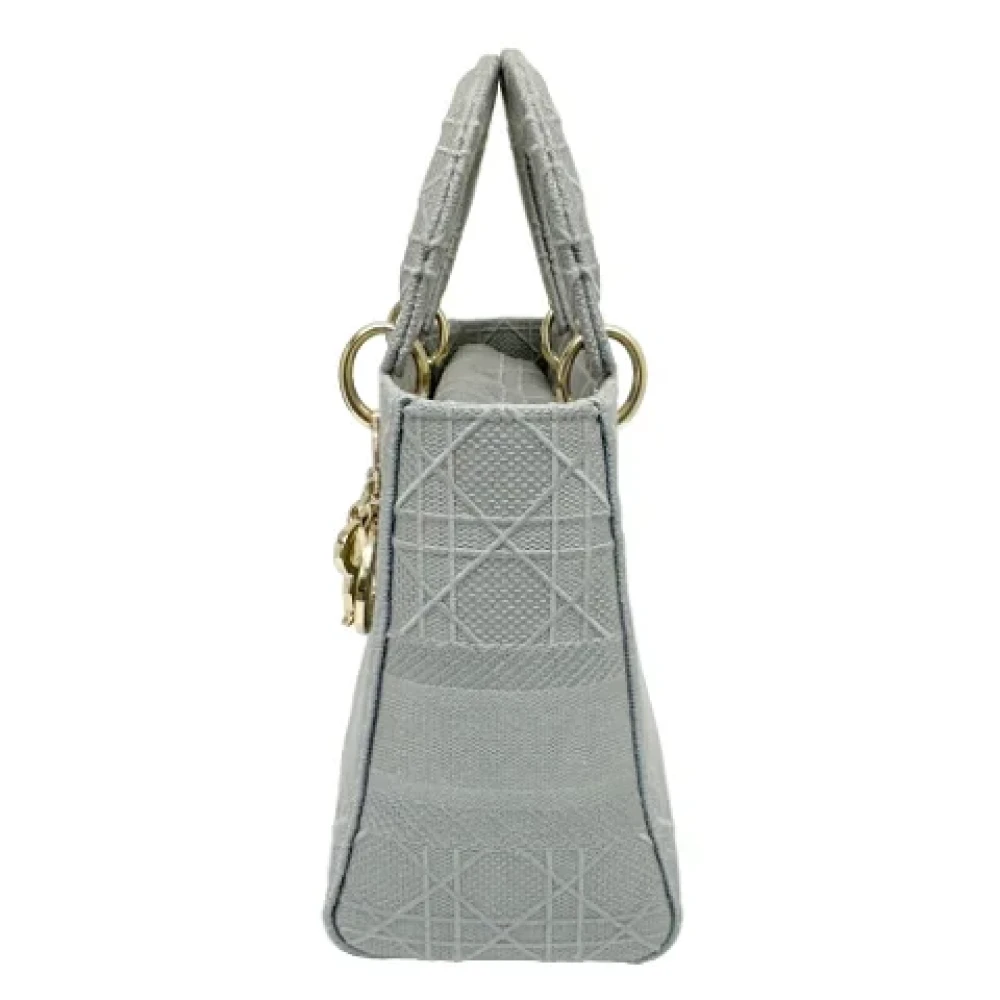 Dior Vintage Pre-owned Canvas dior-bags Gray Dames
